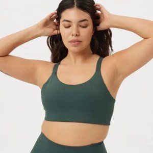 Girlfriend Collective Lou Bra, Moss Size S